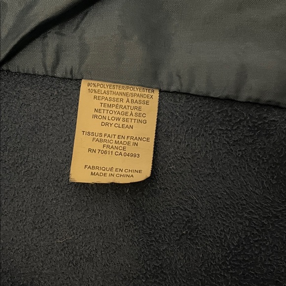 Elegant blue Blazer with Zipper Details - Picture 6 of 8